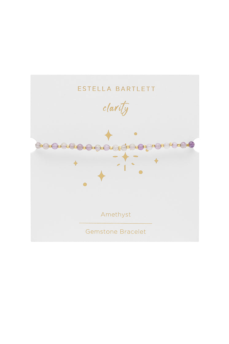 Wellness Amethyst Amelia Gold Plated Bracelet