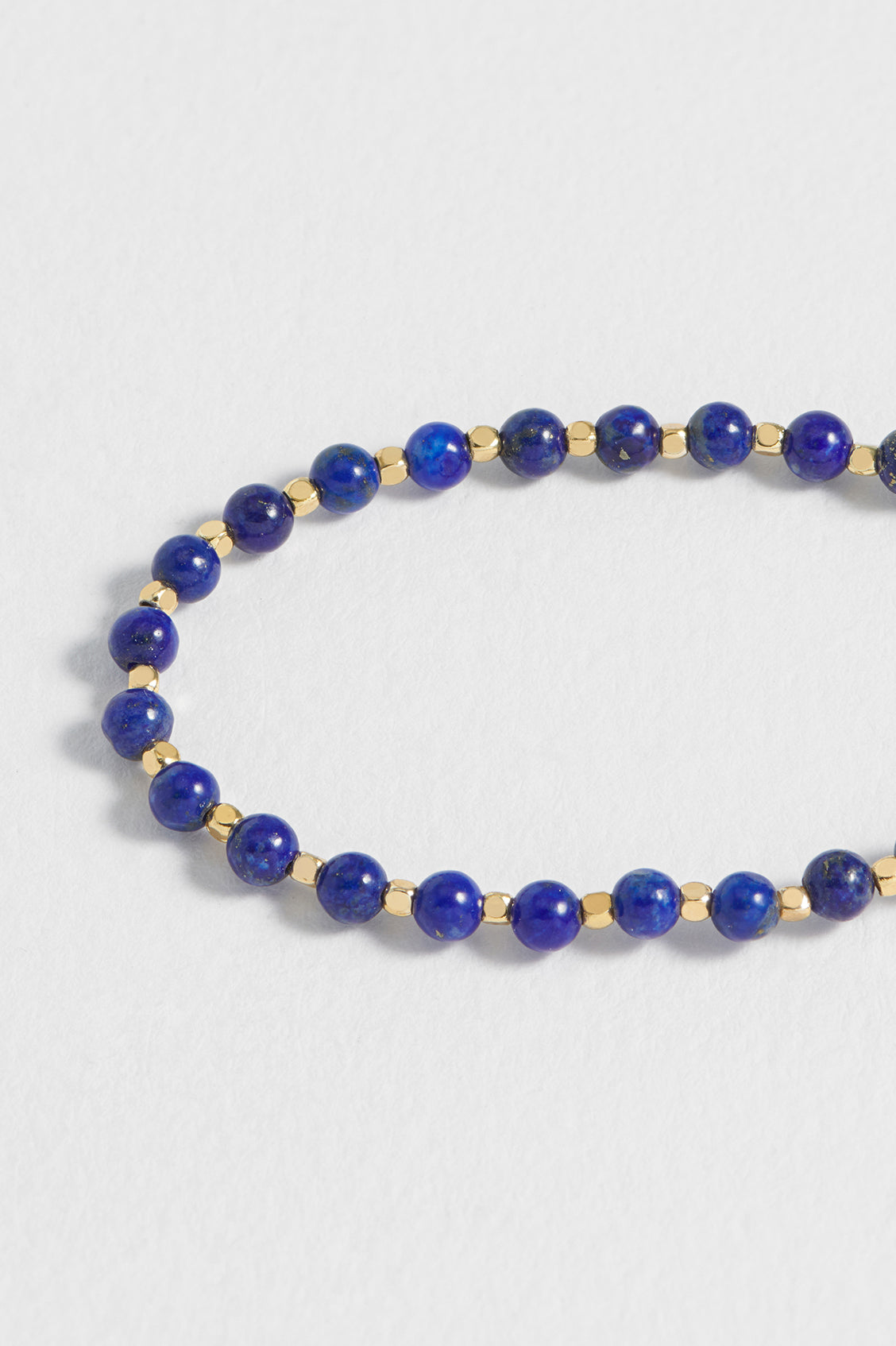 Wellness Lapis Lazuli Amelia Gold Plated Bracelet