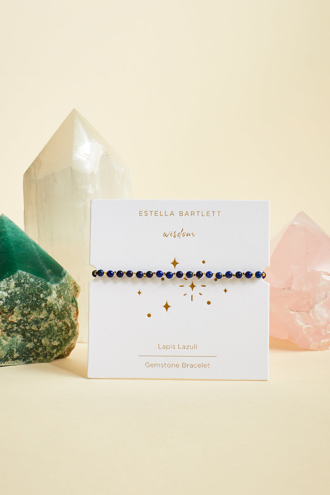 Wellness Lapis Lazuli Amelia Gold Plated Bracelet