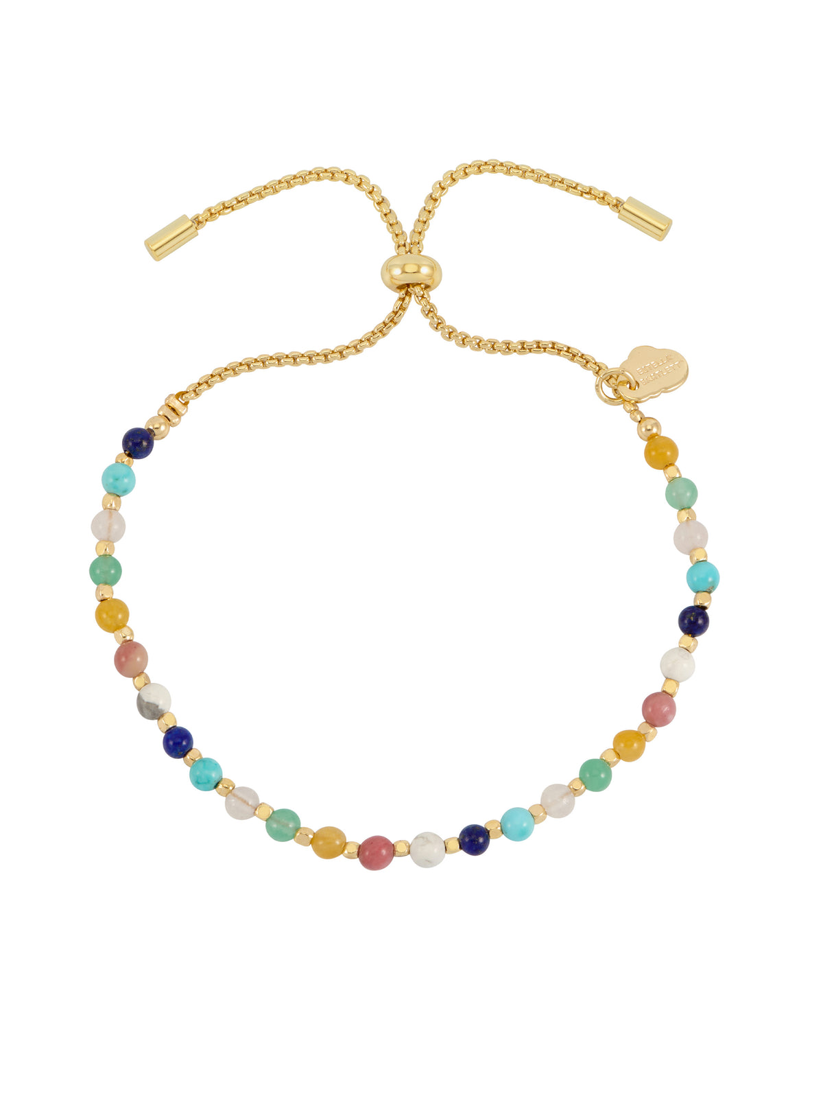 Wellness Mixed Gemstone Amelia Gold Plated Bracelet