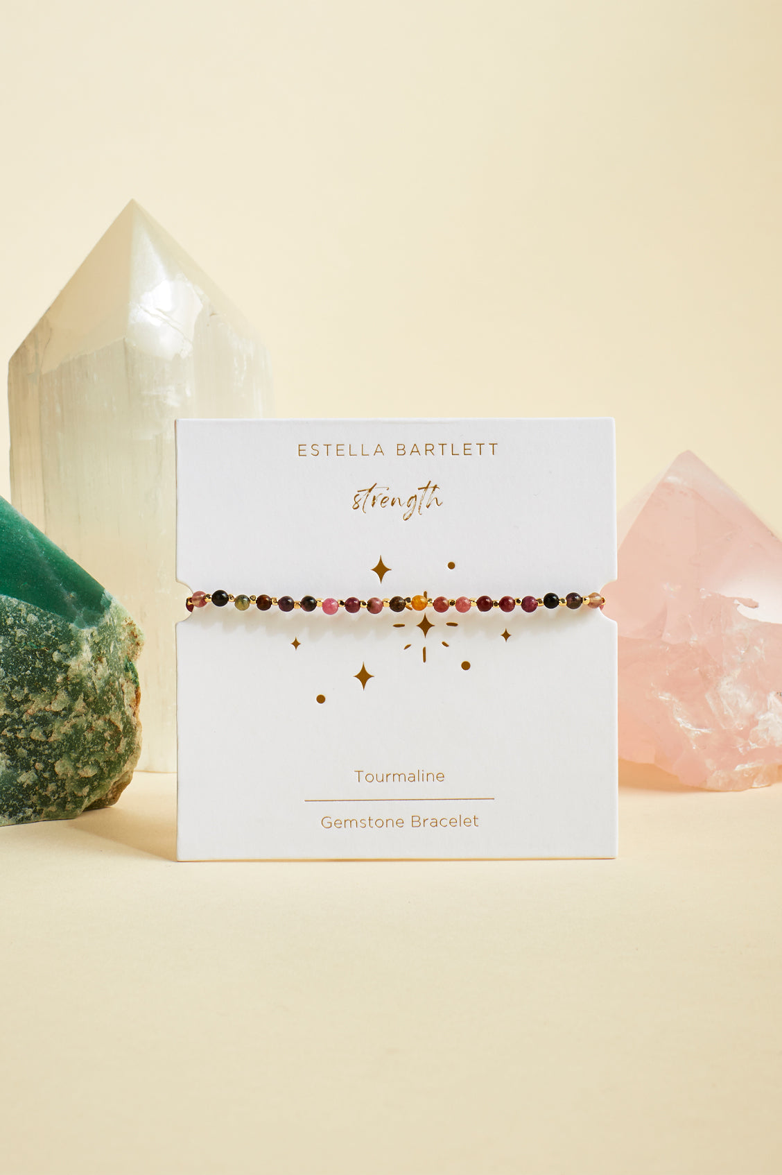 Wellness Tourmaline Amelia Gold Plated Bracelet