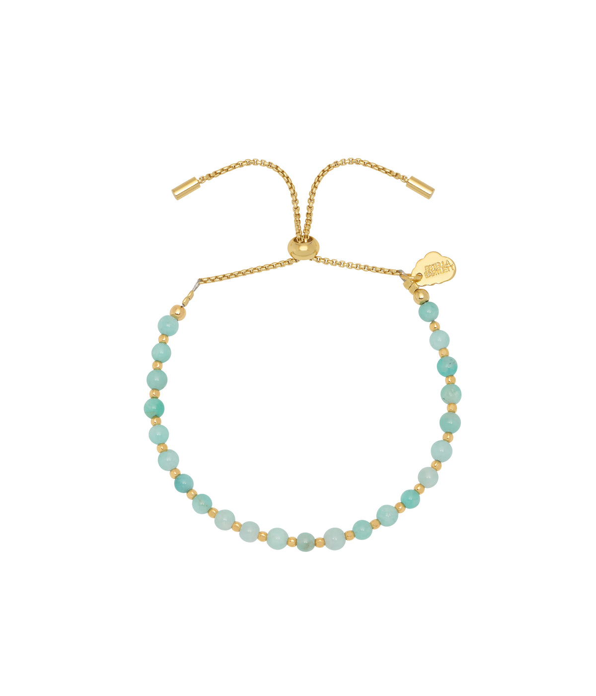 Amelia Amazonite Gold Plated Bracelet