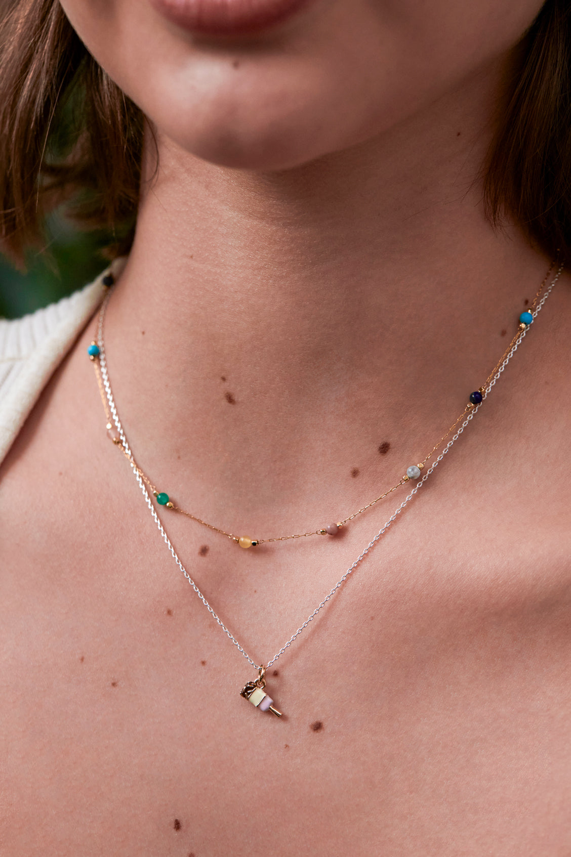 You Are Fab Lolly Pendant Gold Plated Necklace