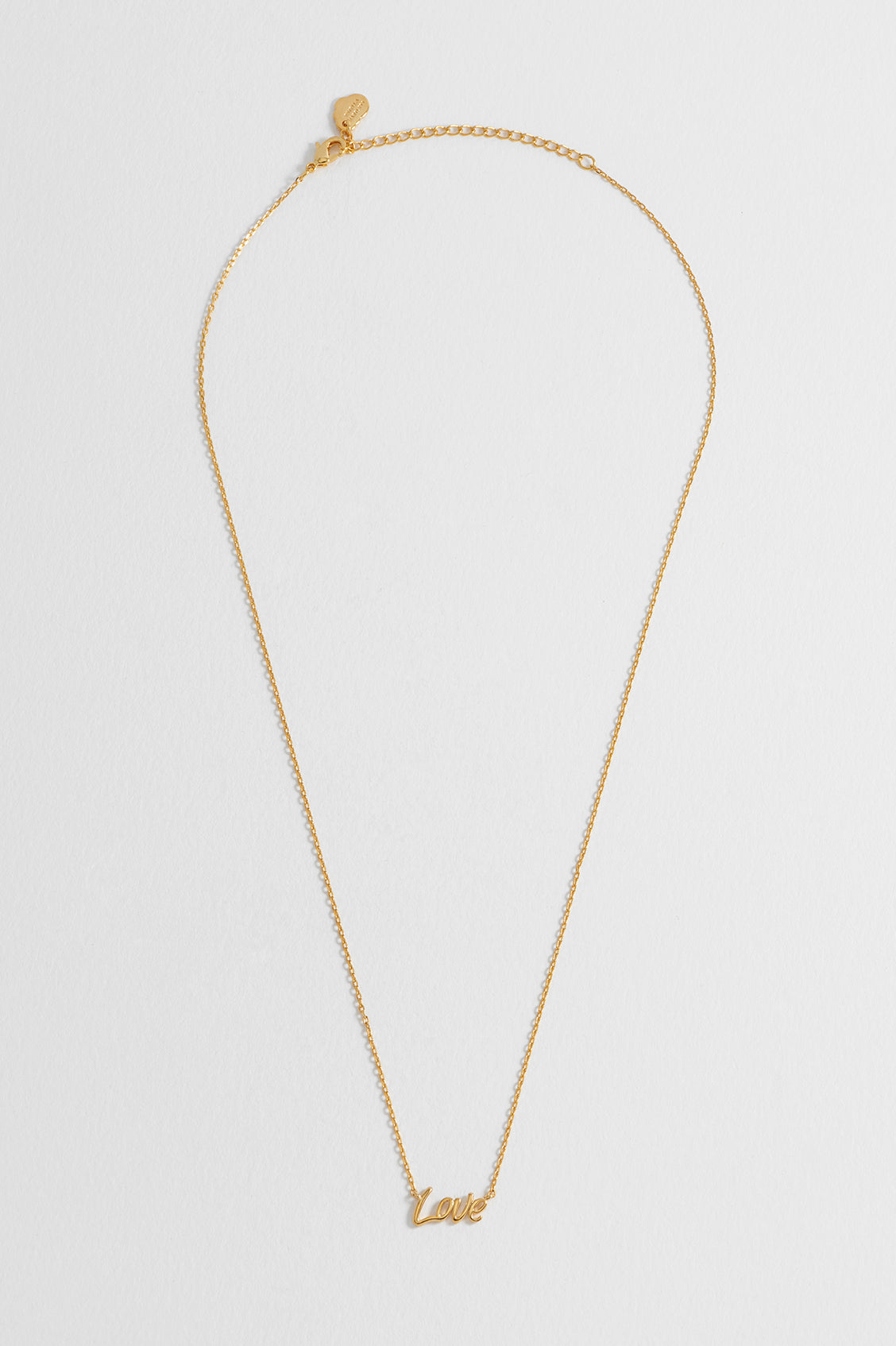 Signature Love Gold Plated Necklace