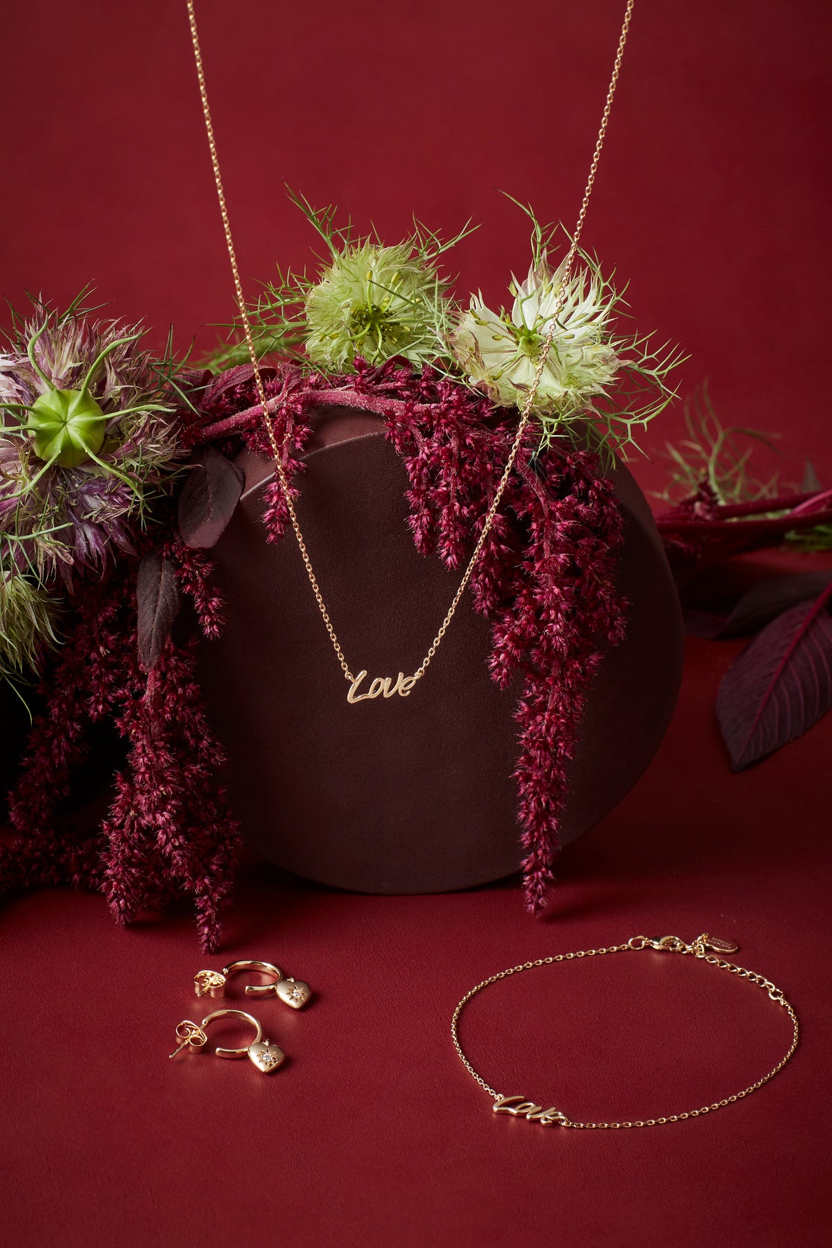 Signature Love Gold Plated Necklace