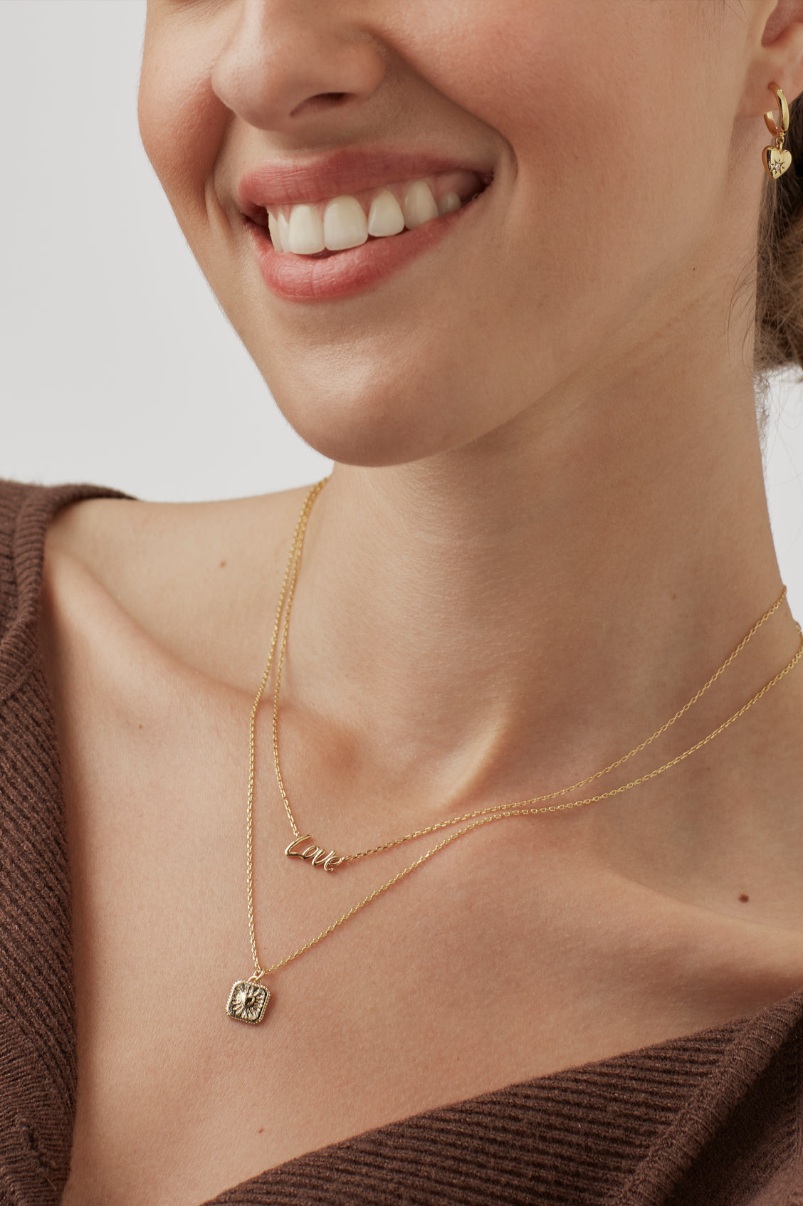 Signature Love Gold Plated Necklace