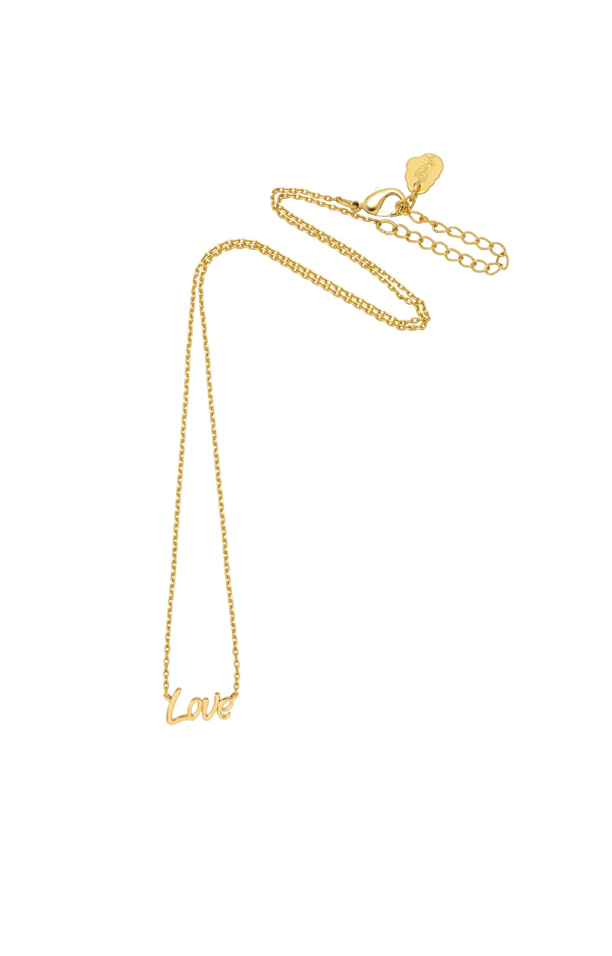 Signature Love Gold Plated Necklace