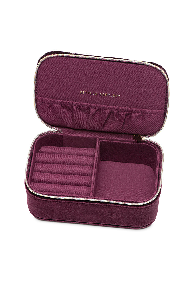 Quilted Lid Mini Jewellery Box