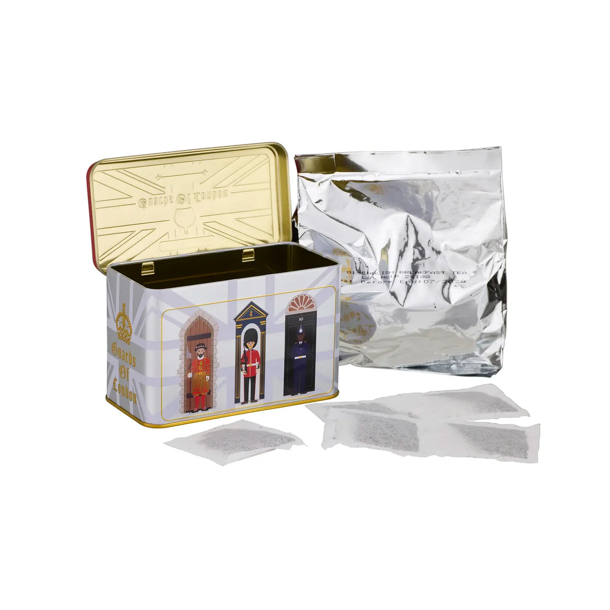 Best of British Guards of London Tea Tin