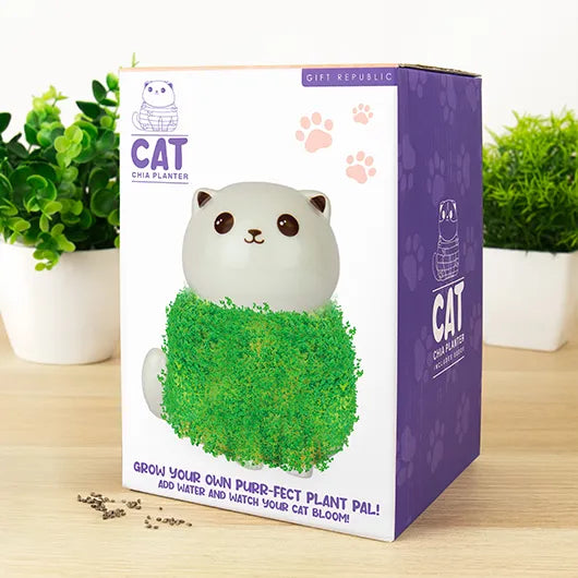 Cat Chia Planter
