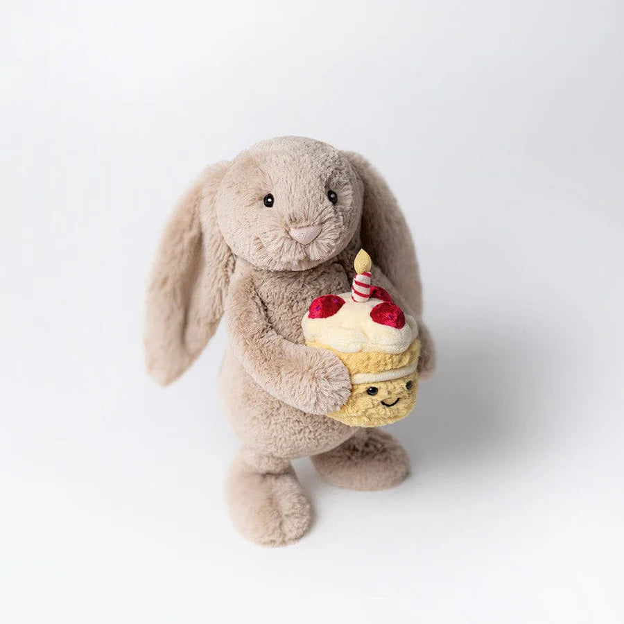 Jellycat Bashful Beige Birthday Bunny (31cm)
