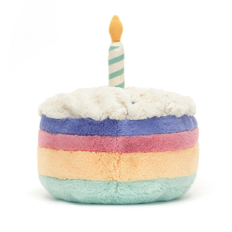 Jellycat Amuseables Rainbow Birthday Cake (12cm)