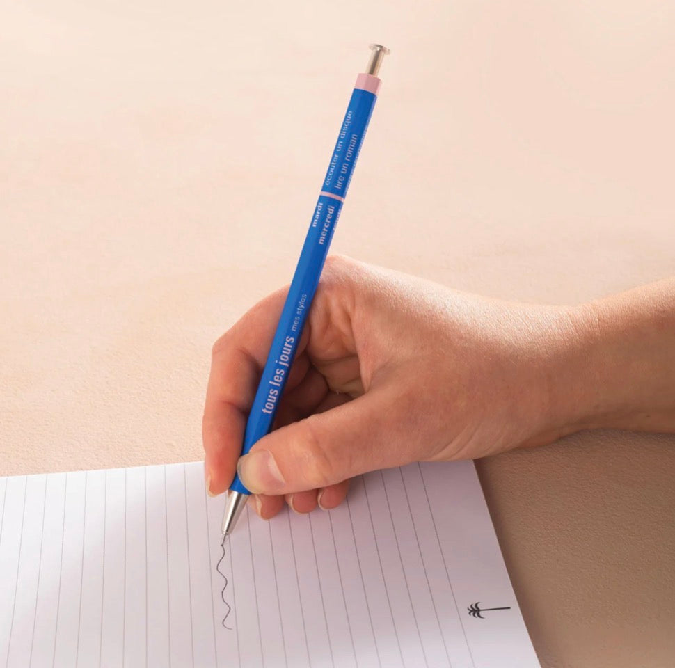 Tous Les Jours Ballpoint Pen in Ocean Blue | Refillable