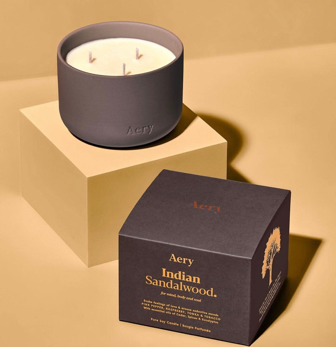 Fernweh Indian Sandalwood Triple Wick Candle