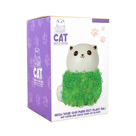Cat Chia Planter