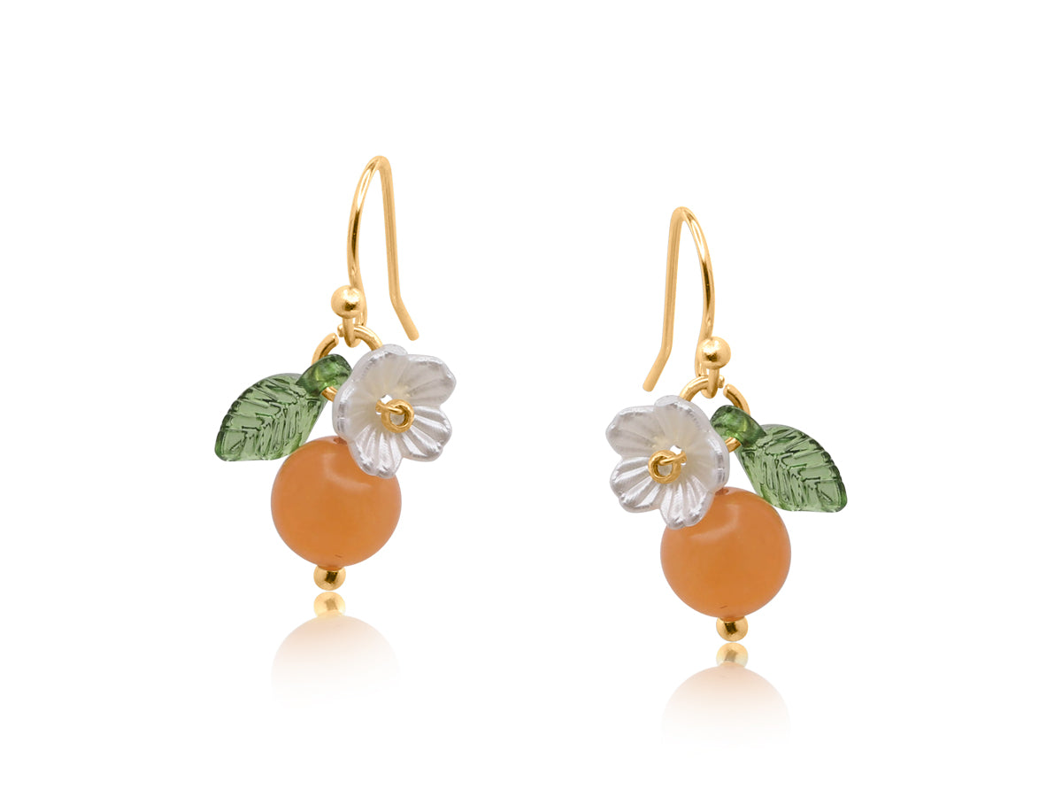 Marina Tangerine Fruits Drop Earring