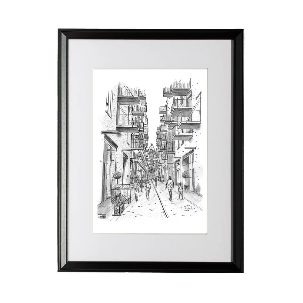 One Tower Bridge Pencil Drawing - Magnus Rodwell