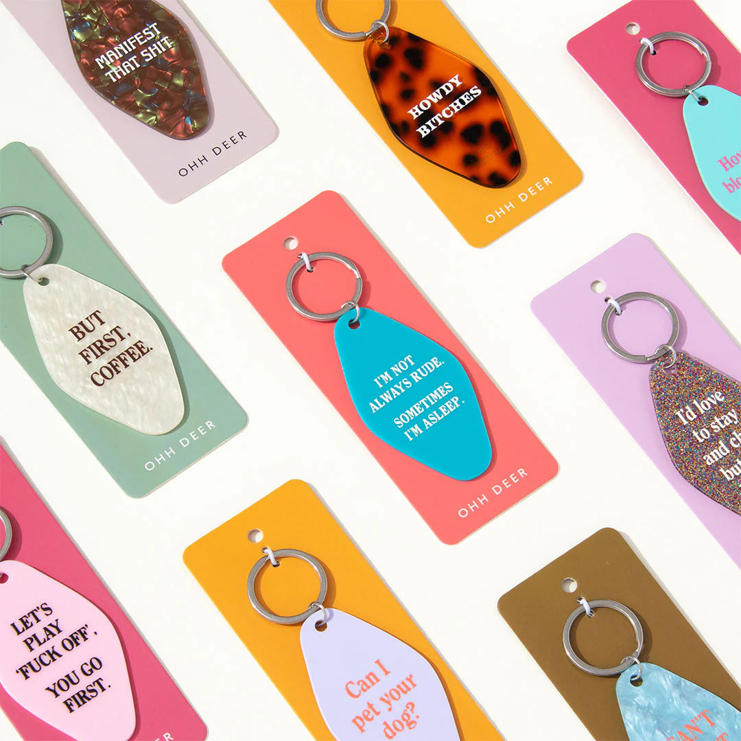 I Grow Houseplants Keyring