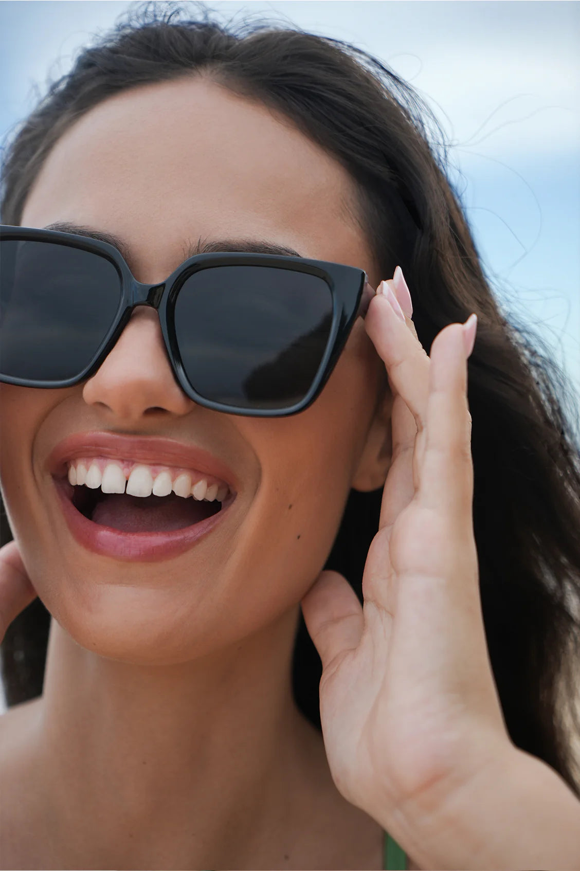 Black Milan Square Women’s Sunglasses