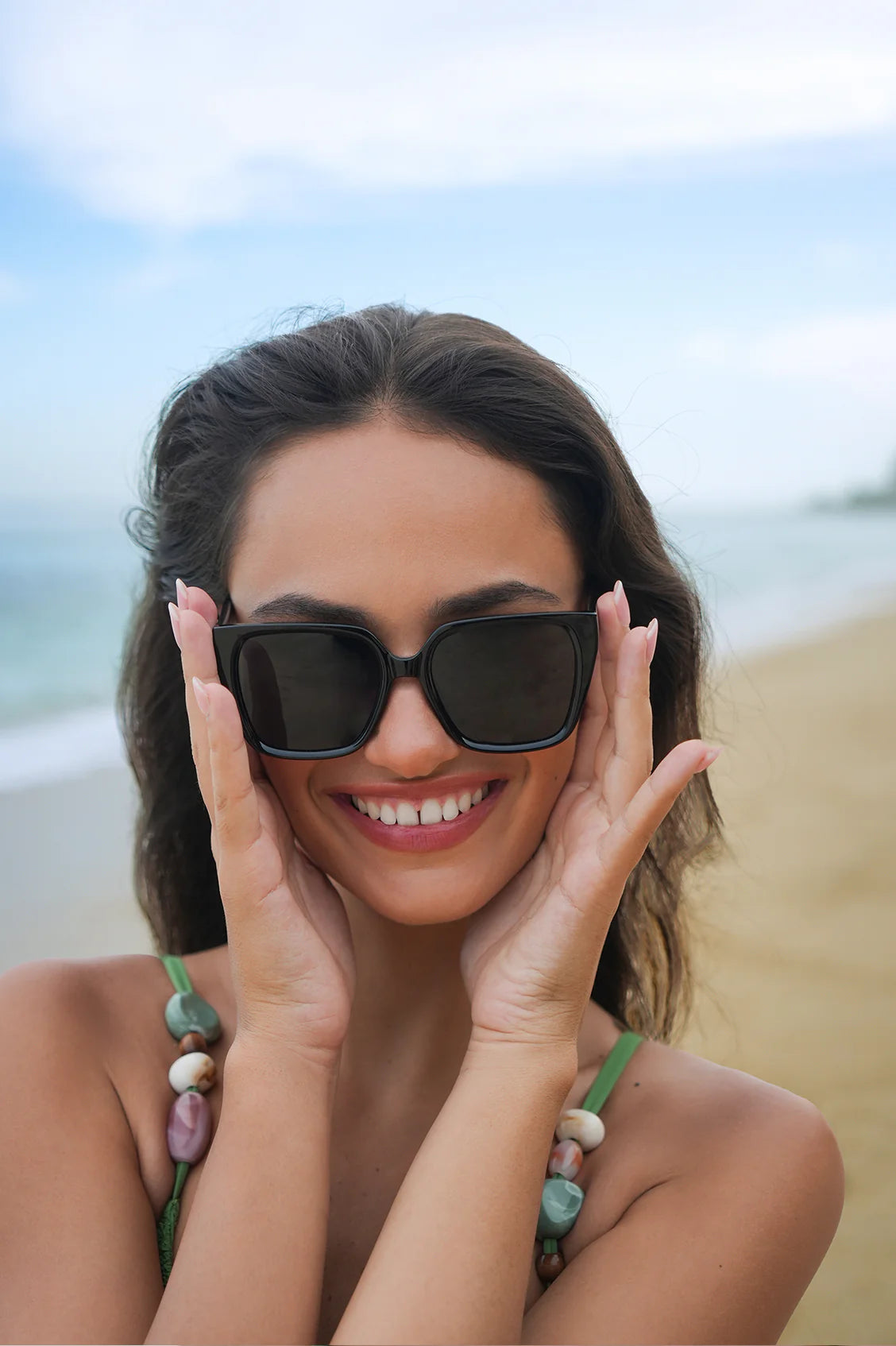 Black Milan Square Women’s Sunglasses