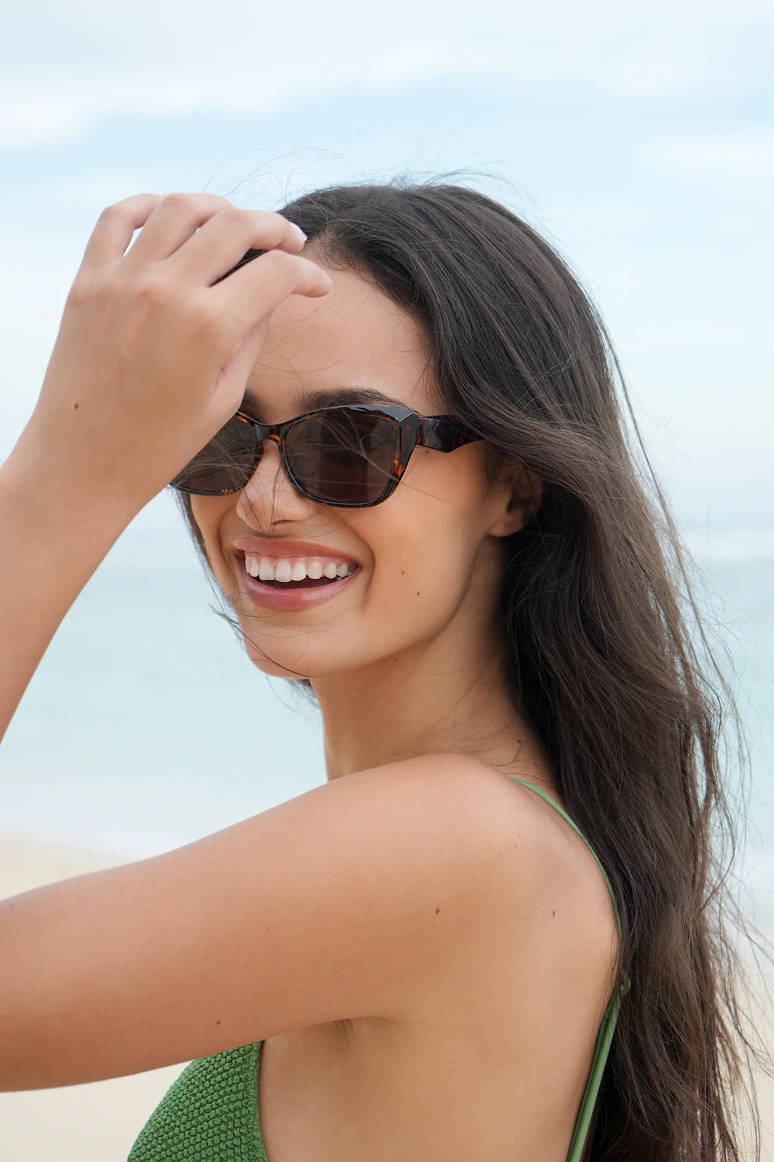 Tortoiseshell Sydney Cat-Eye Women’s Sunglasses