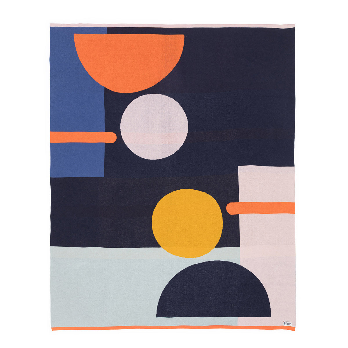 Bleeker Multi Contemporary Cotton Knit Throw