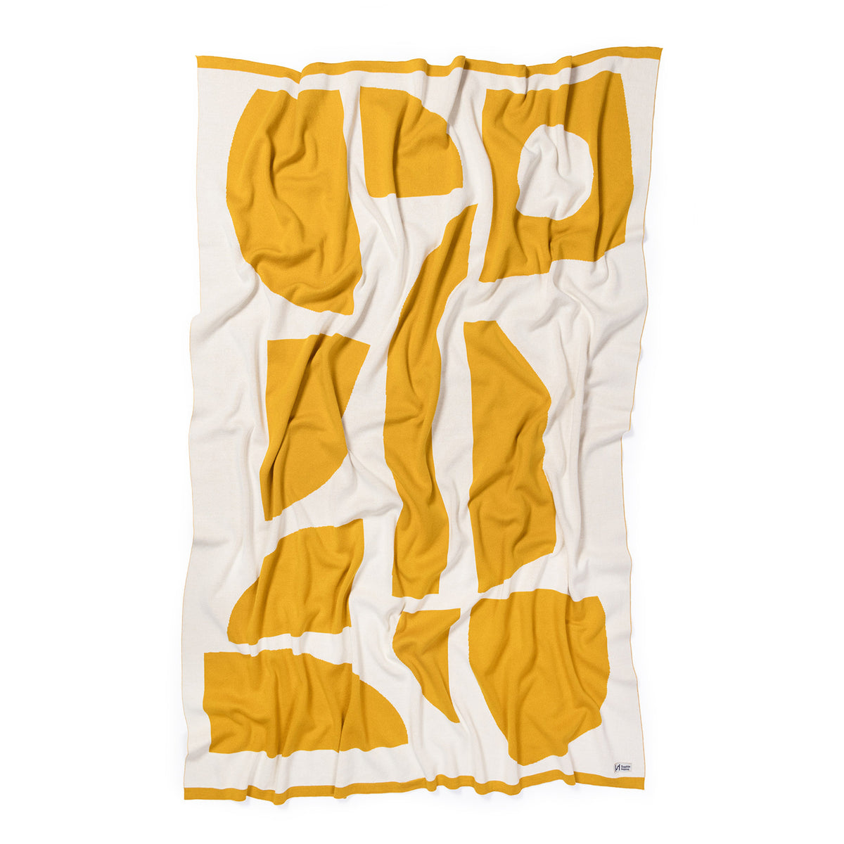 Bruten Citrus Contemporary Cotton Knit Throw