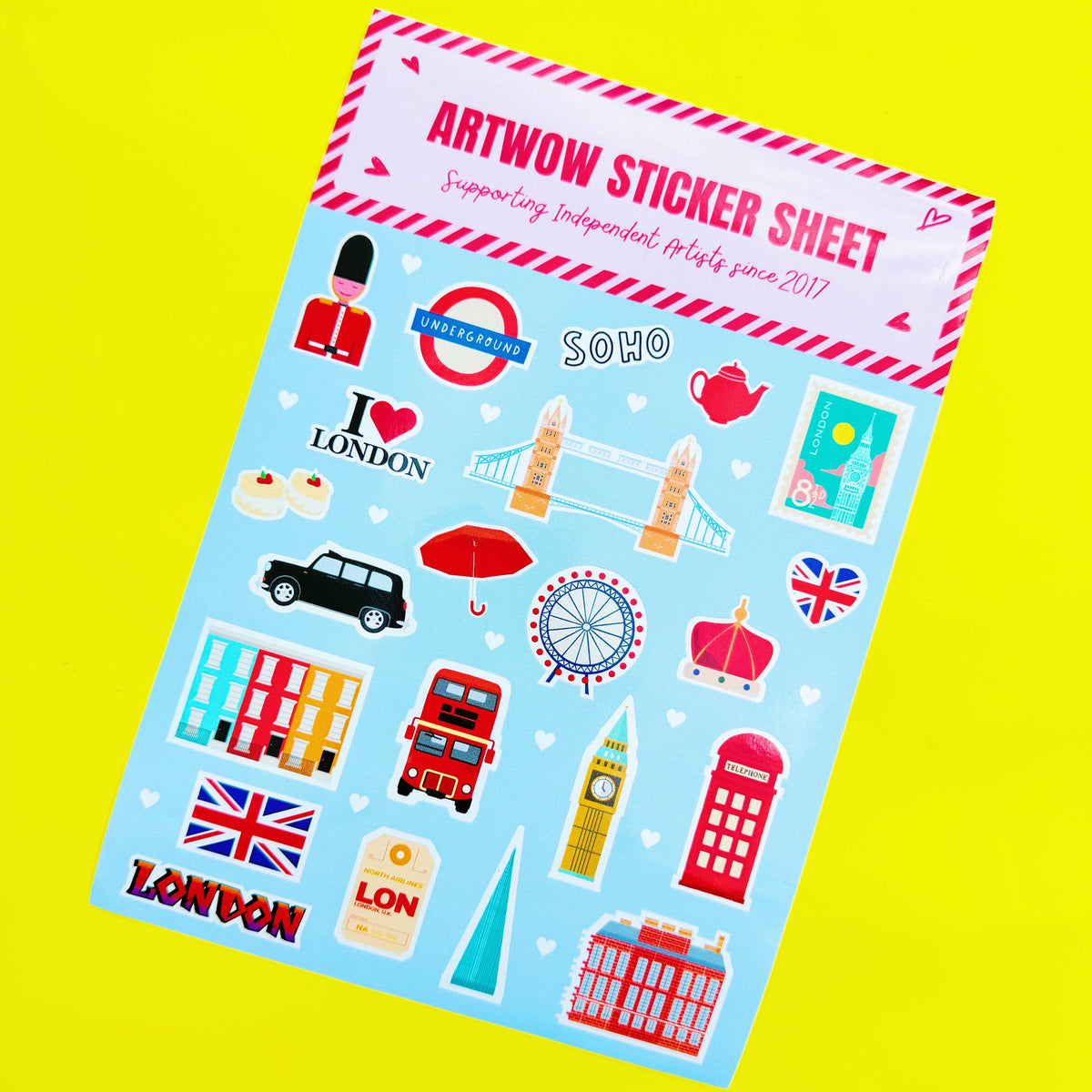 Sticker Sheets &#39;London Town&#39;