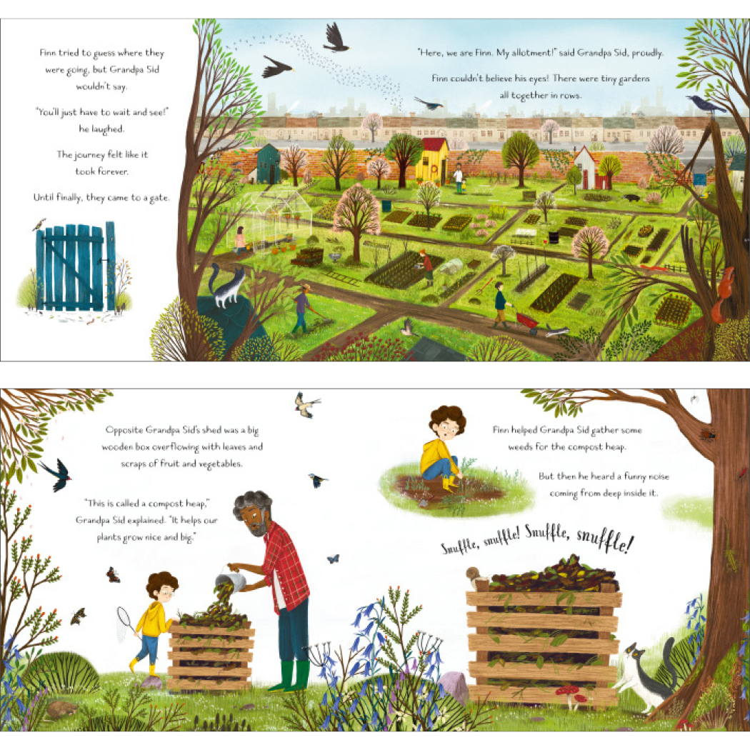Finn’s Garden Friends - Children's Book - Bee Wildflowers