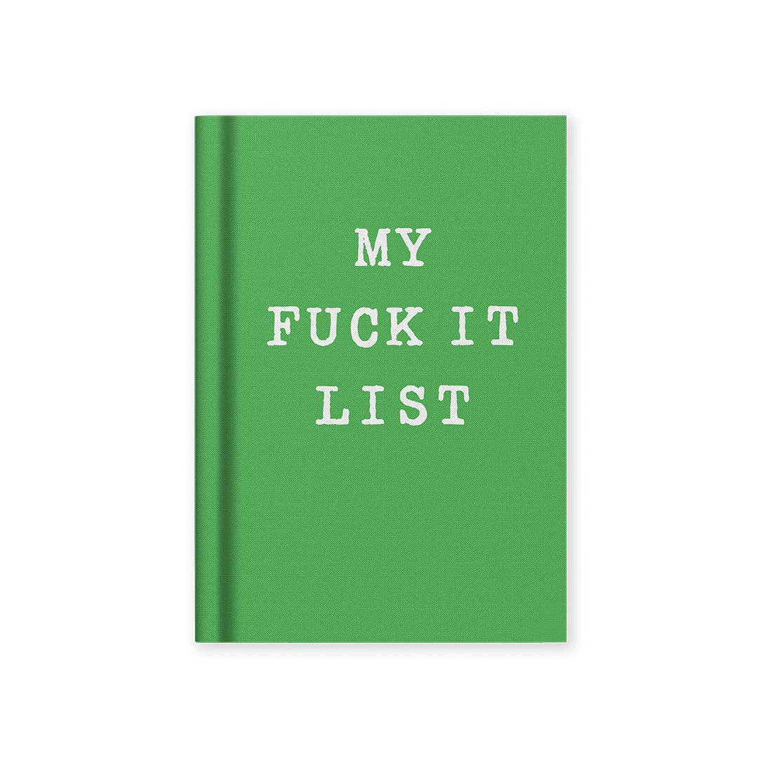 My Fuck It List A7 Fabric Hardback Notebook (13496)