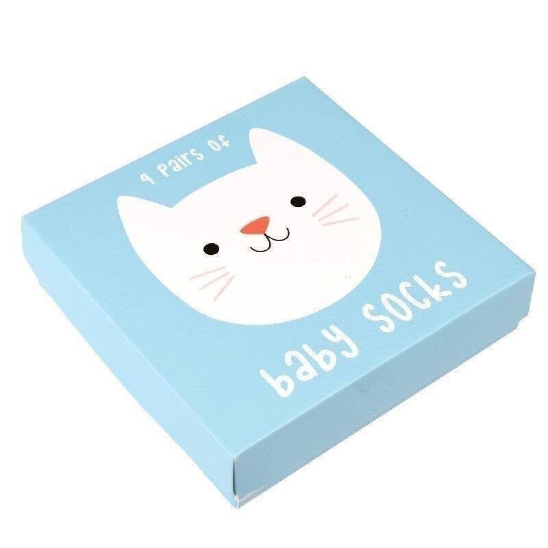 Baby Socks (4 Pairs) - Kitten