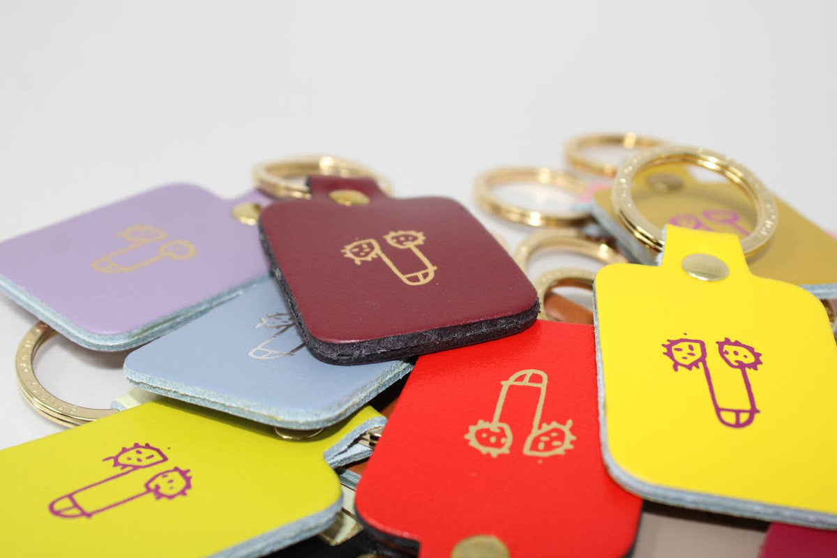 Willy Key Fobs: Pale Pink