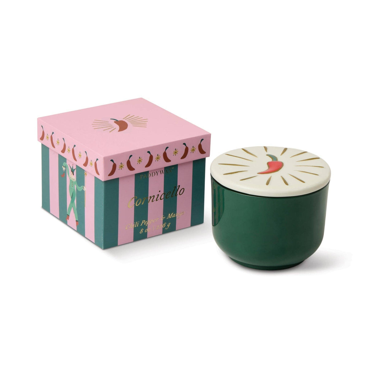 Paddywax Charmed Glass Candle Chili - Chili Pepper & Mango