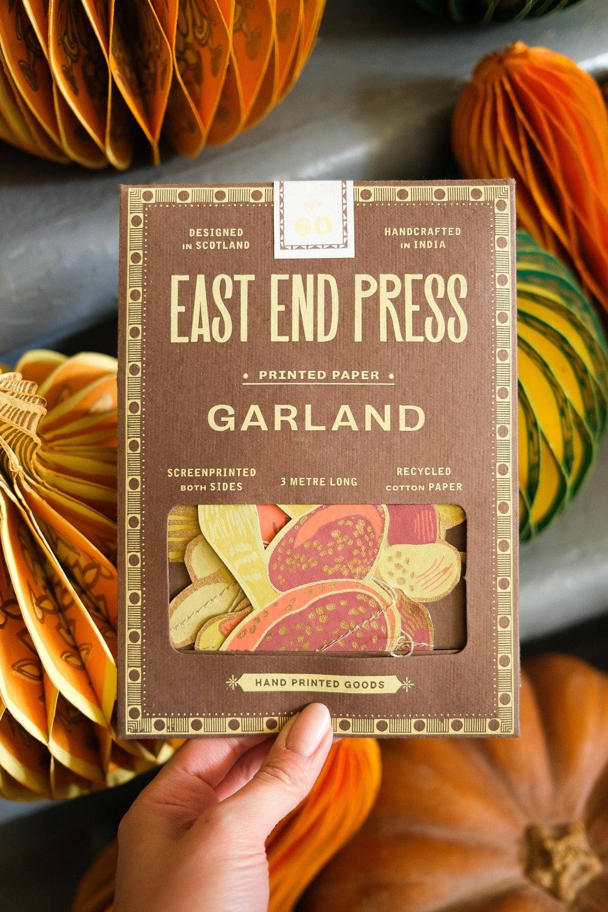 UK/EU: Mushroom Sewn Garland