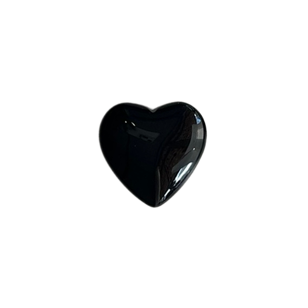 Mini Crystal Heart, 2cm: Clear Quartz