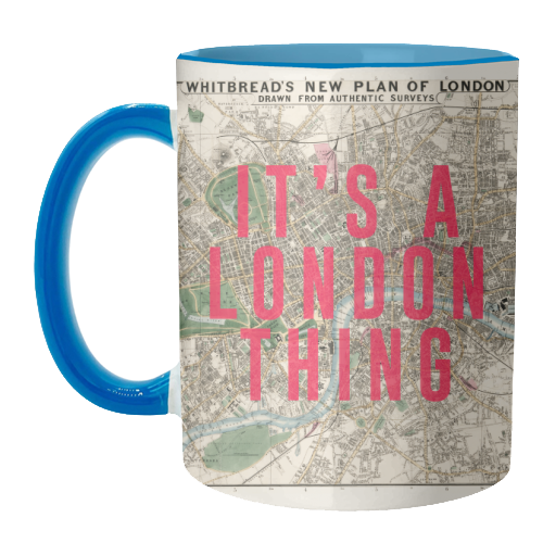 Mugs 'It's a London thing': Mug Colour Inner & Handle 11Oz - Black