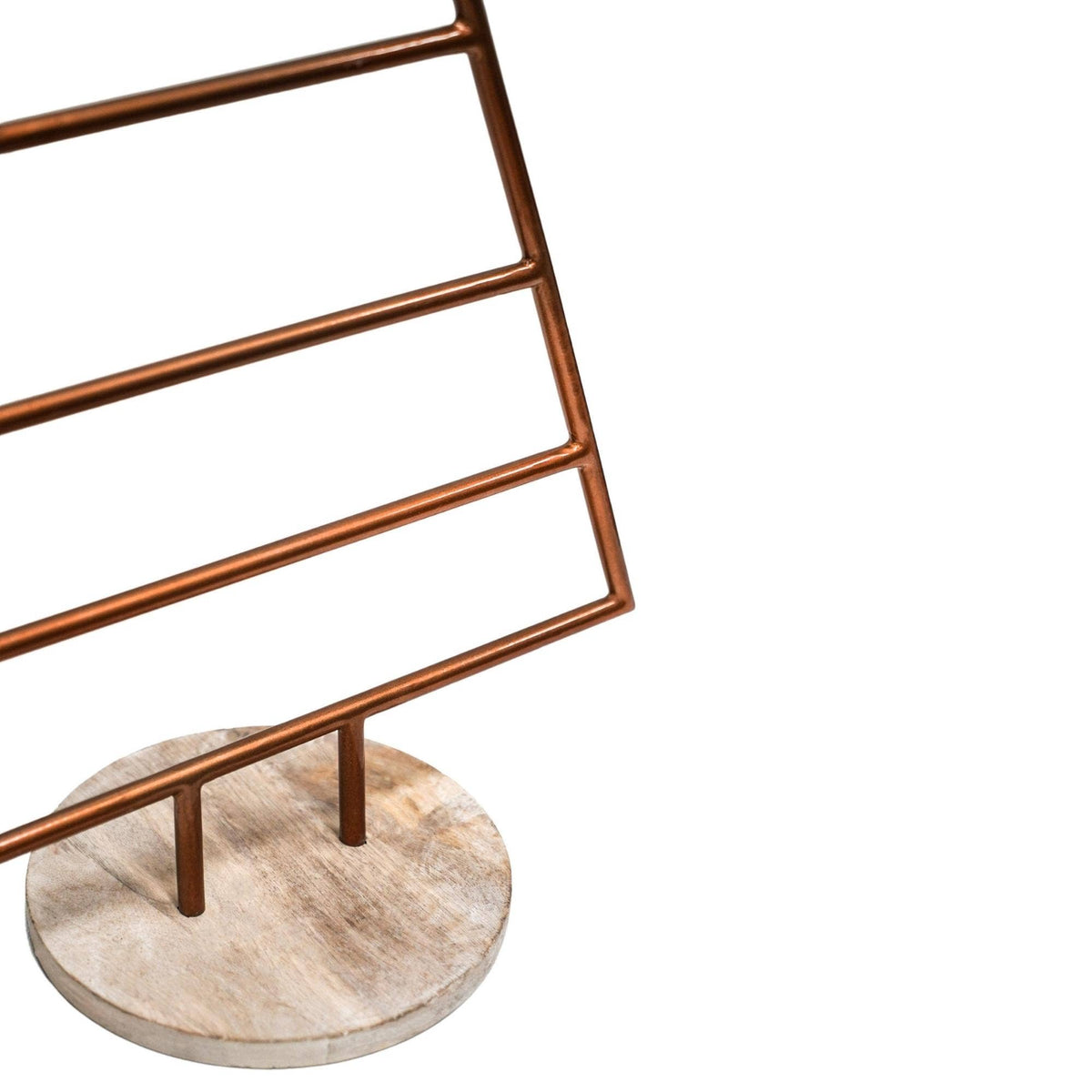 Iron Christmas Tree with Star: Copper