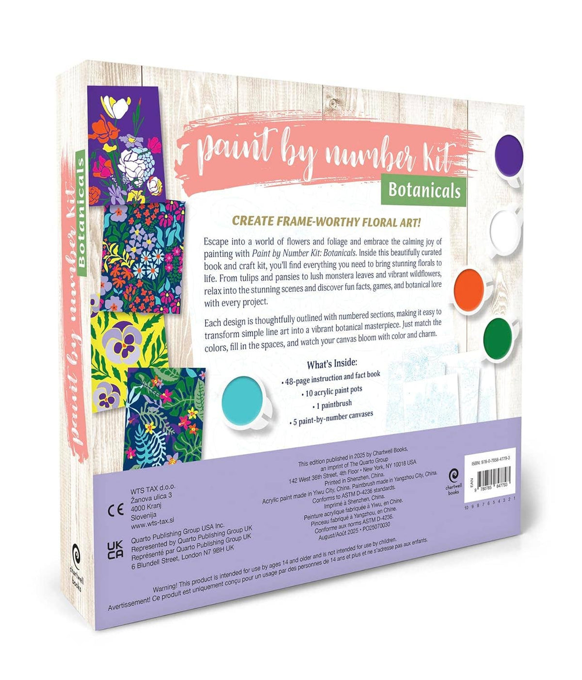 Botanicals Paint by Number Kit