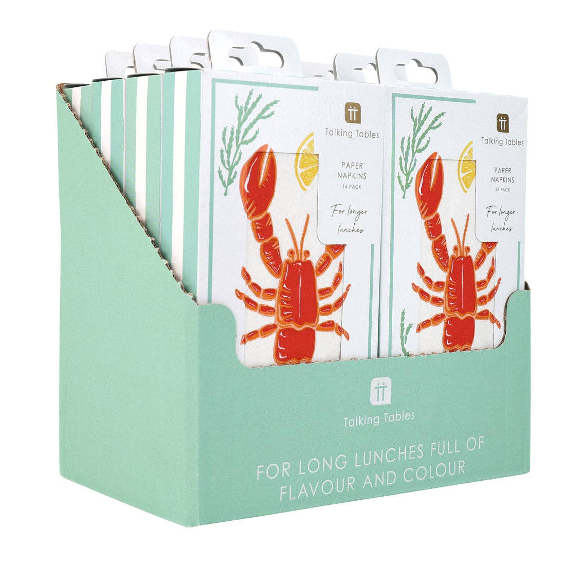 Lobster Long Lunch Paper Napkins - 16 Pack | Everyday |