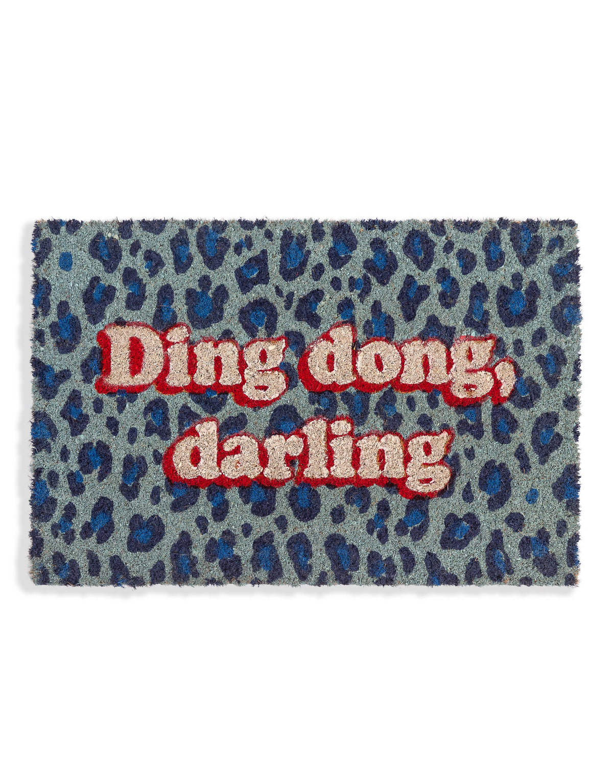 "Ding Dong, Darling" Colourful Doormat