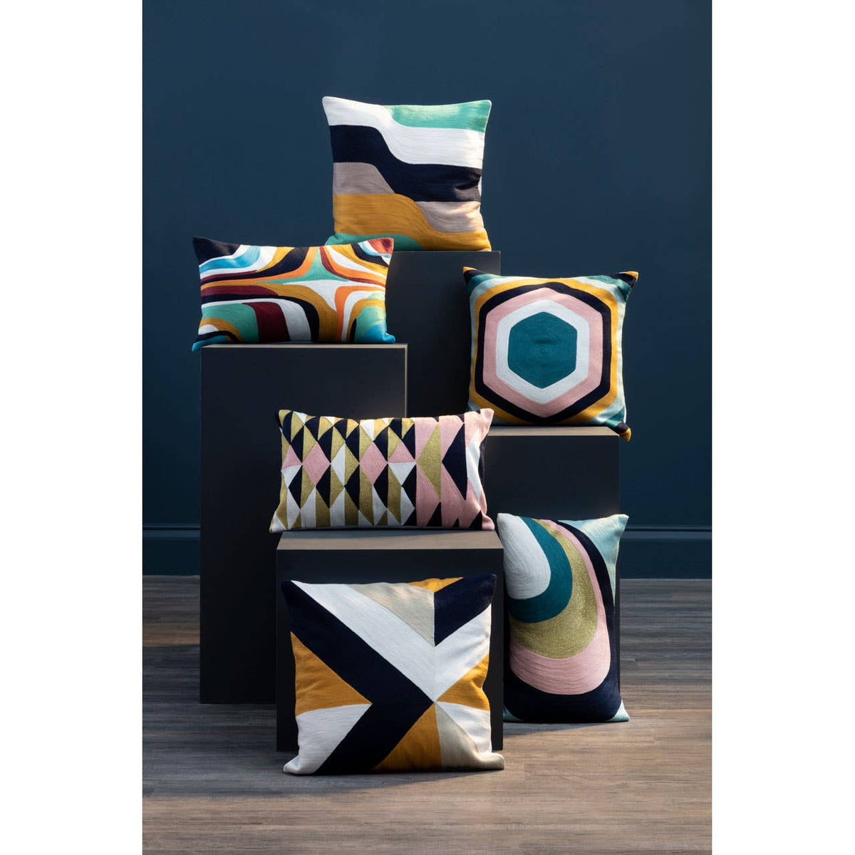 Bosie Ozella Wavy Stripes Cushion