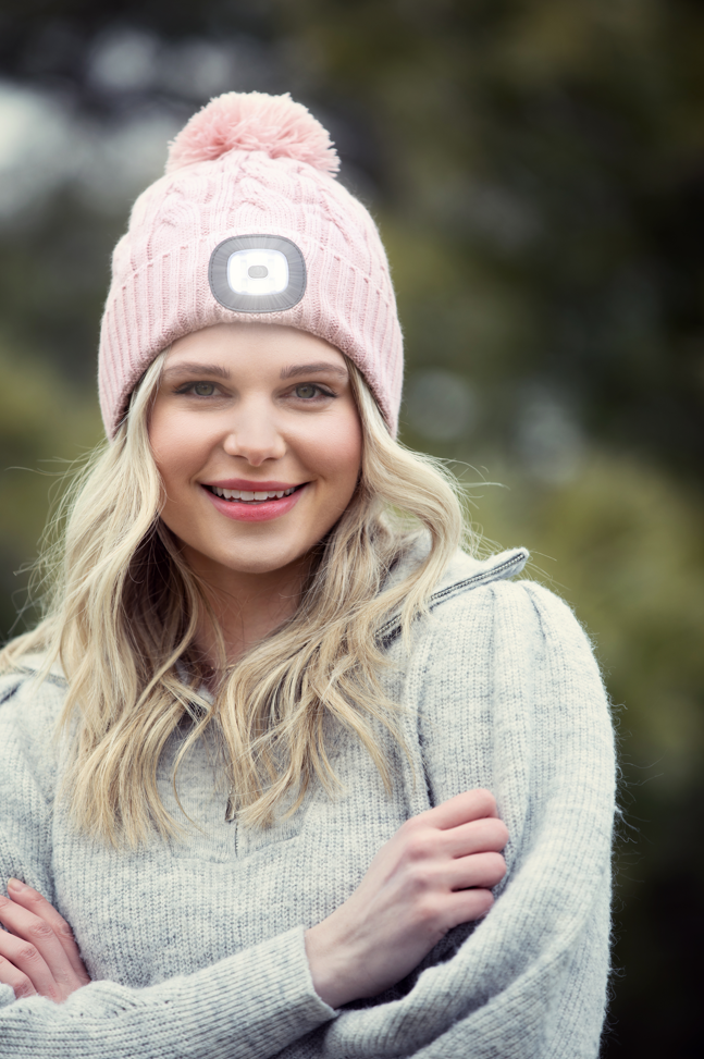 Night Scope® Nova Pom Hat Open Stock: Black
