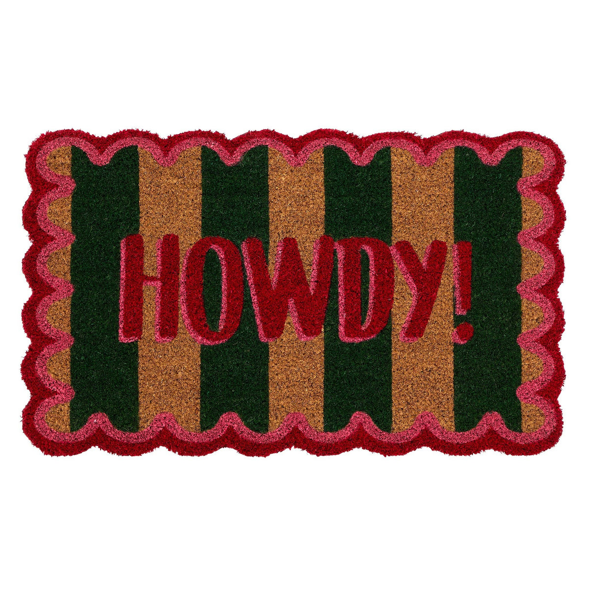 My Mat Printed Coir Howdy Stripe: 45x75