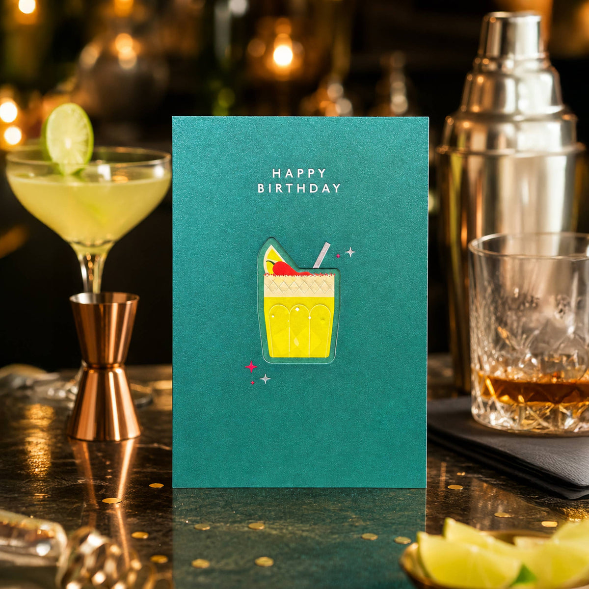 Spicy Marg Birthday Card