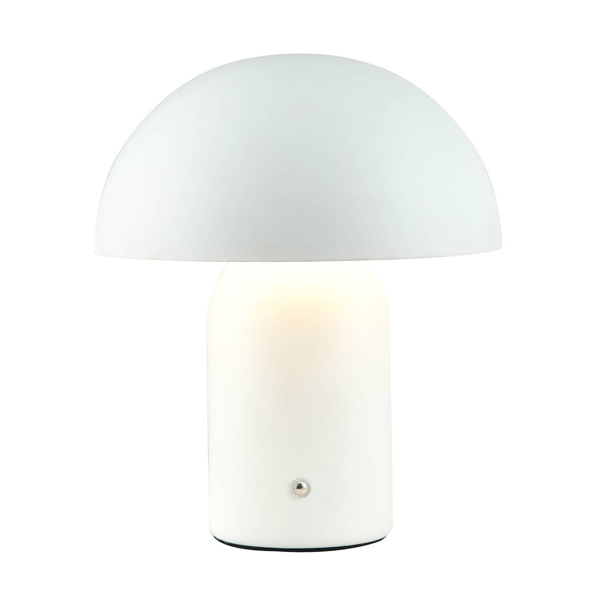 Modern Rechargeable Mushroom Table Lamp With Touch Dimmer