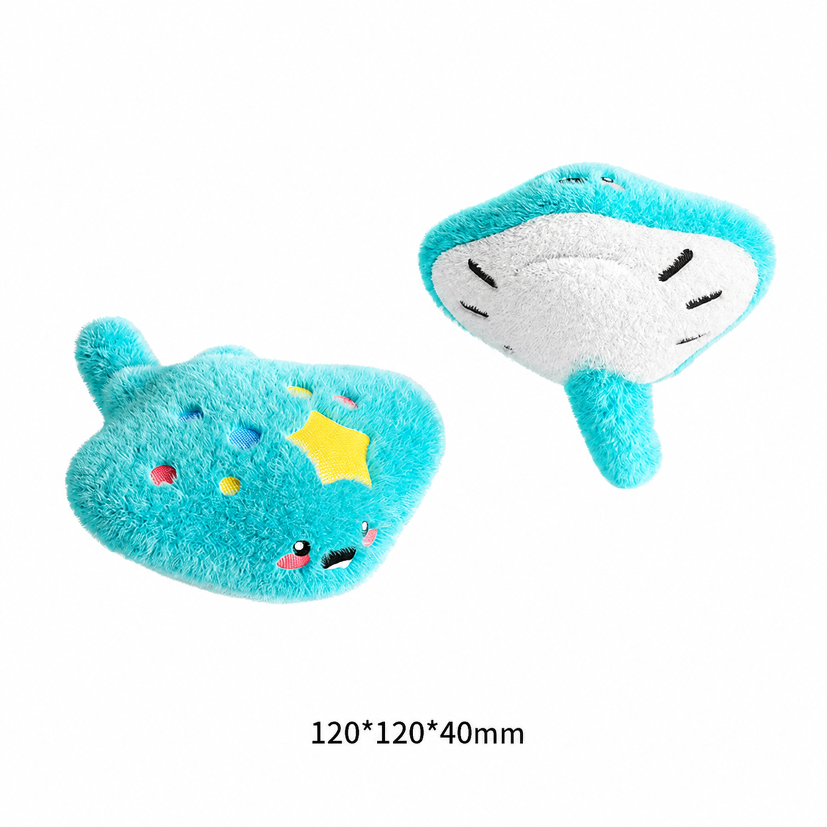 Cute Ocean Plush Squeaky Dog Treat Puzzle Toy: Octopus