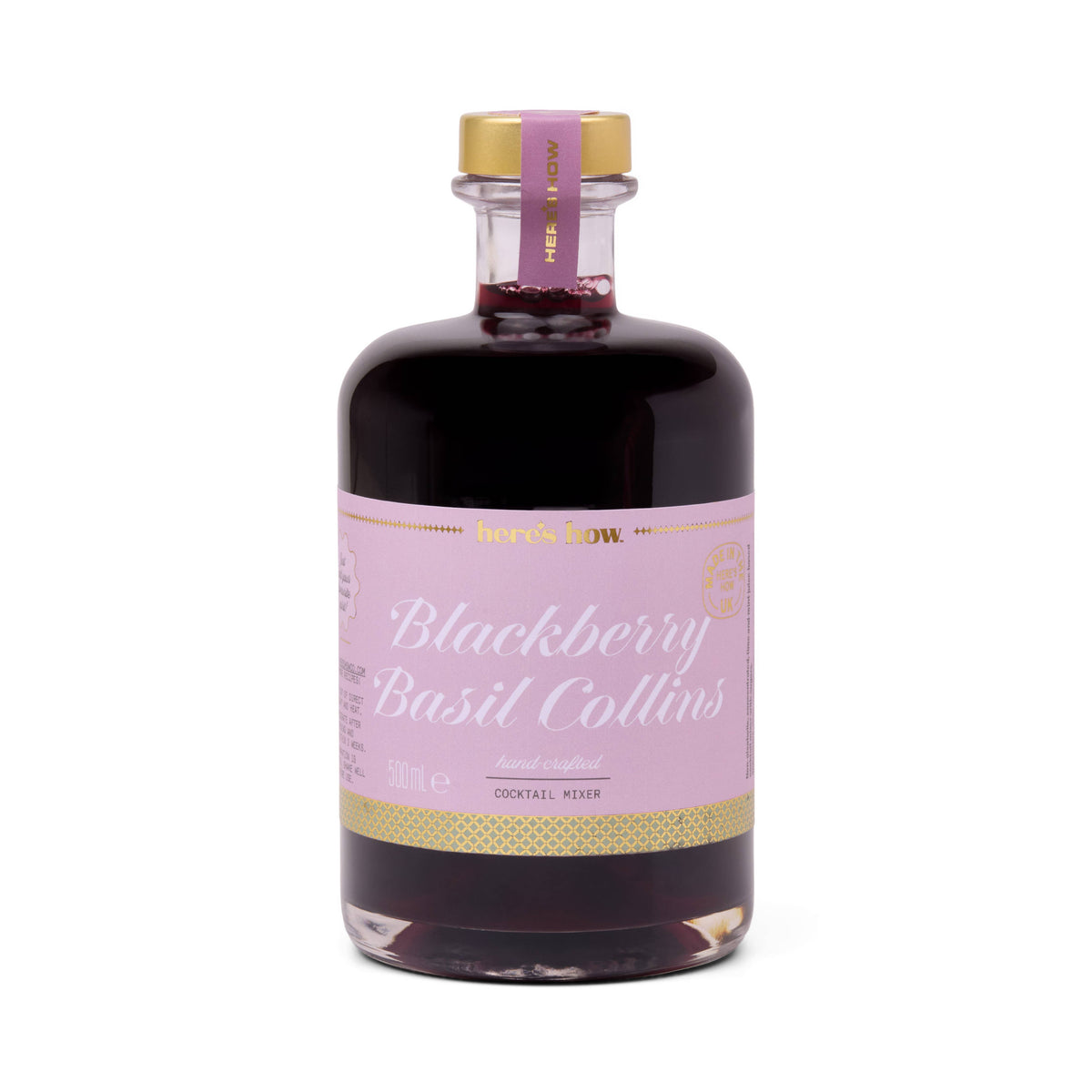 Blackberry Basil Collins - 500ml