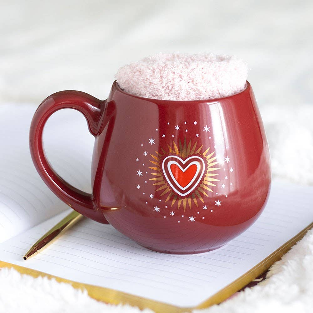 Sacred Heart Mug and Socks Set