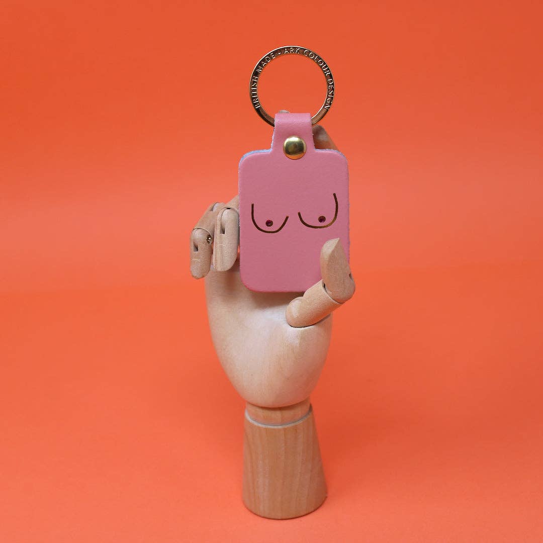 Boobs Key Fob: Black