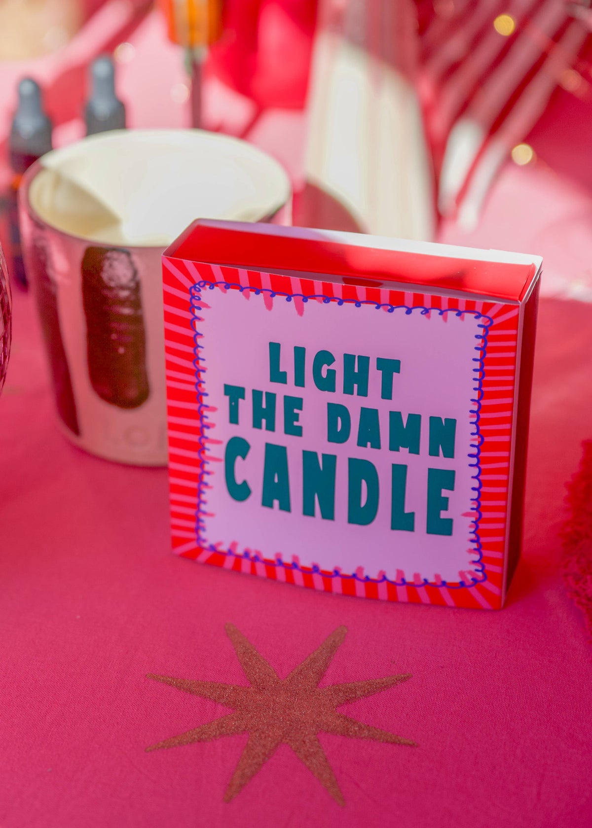 Match Boxes, Light the Damn Candle, Pink/Green Matches : Green